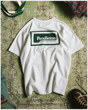 Pendleton - PATCH GRAPHIC T-SHIRT - BRIGHT WHITE -  - Alternative View 1