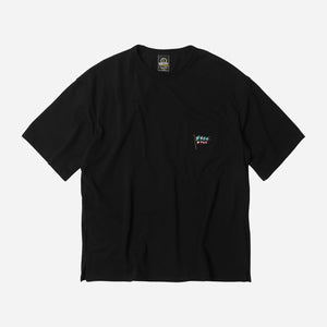 Frizmworks - PENNANT POCKET TEE - BLACK - PENNANT POCKET TEE - BLACK - Main Front View