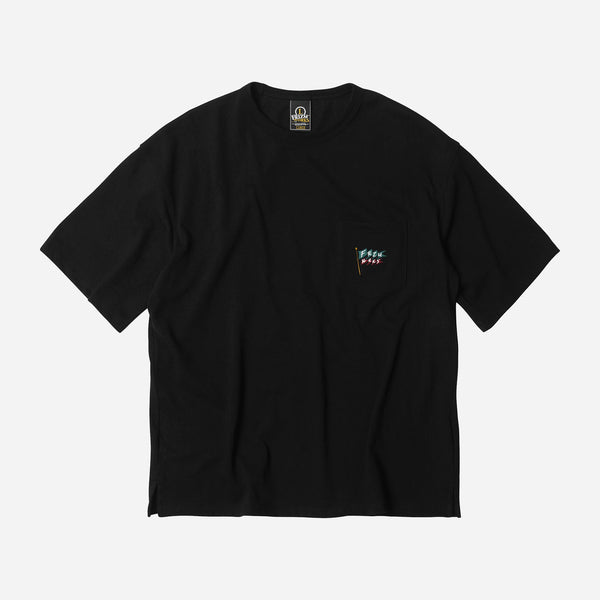 PENNANT POCKET TEE - BLACK