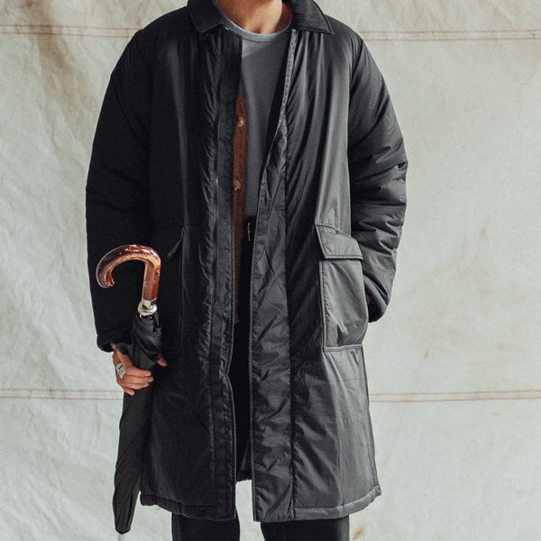 HAMMOND INSULATED LONG COAT - BLACK