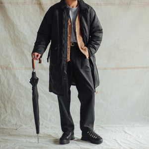 Pilgrim Surf + Supply - HAMMOND INSULATED LONG COAT - BLACK -  - Alternative View 1