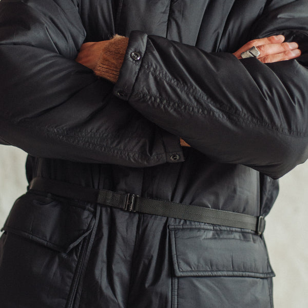 HAMMOND INSULATED LONG COAT - BLACK