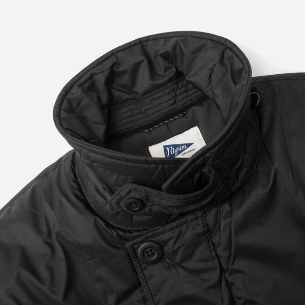 HAMMOND INSULATED LONG COAT - BLACK