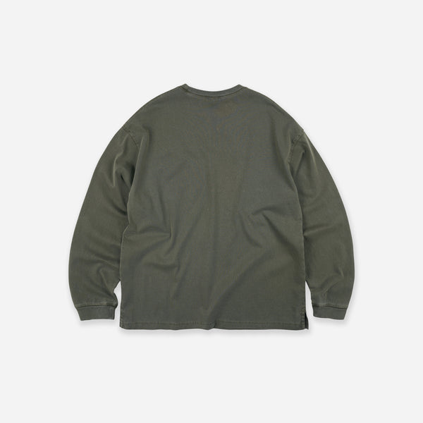 PIGMENT POCKET LS T-SHIRT - OLIVE