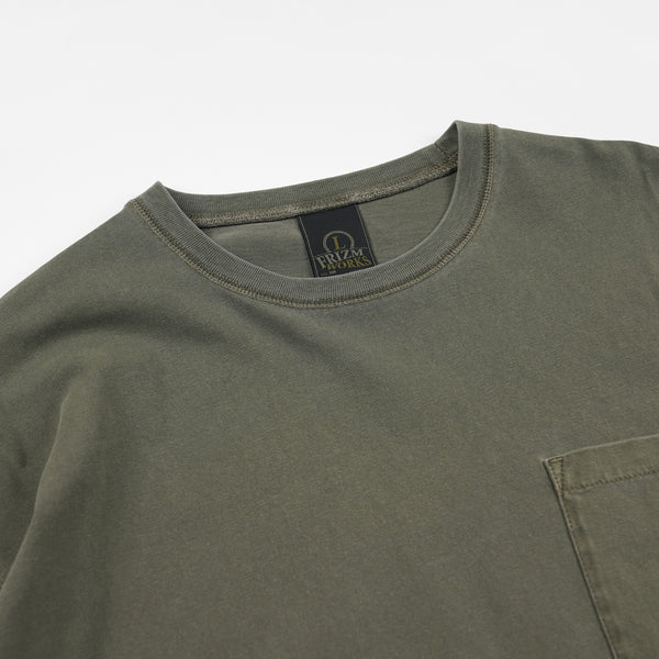PIGMENT POCKET LS T-SHIRT - OLIVE
