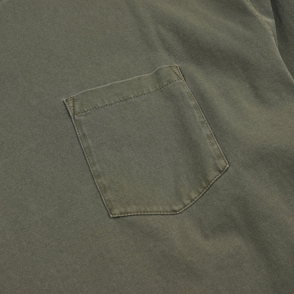 PIGMENT POCKET LS T-SHIRT - OLIVE