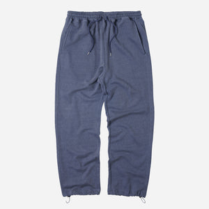 Frizmworks - PIGMENT DYE TERRY TRACK PANTS - BLUE -  - Main Front View