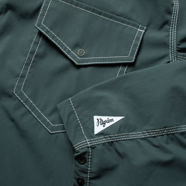 RUSSEL ZIP PARKA JACKET - BALSAM GREEN