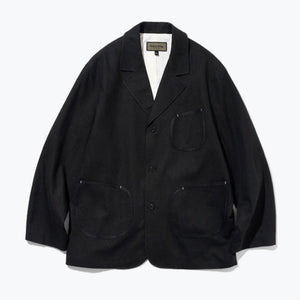 Uniform Bridge - Pocket Linen Blazer - Black - Pocket Linen Blazer - Black - Main Front View
