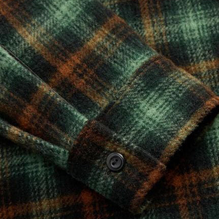 MASON PLAID SPORTS SHIRT - GREEN MULTI