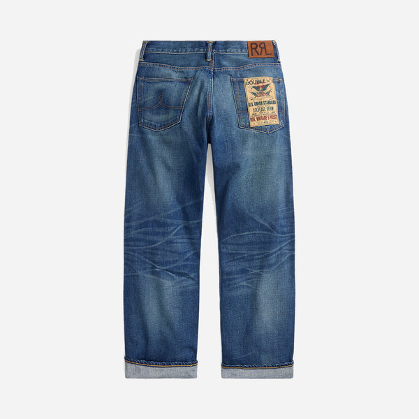 VINTAGE 5 POCKET STRAIGHT JEANS - GRANDFALLS WASH