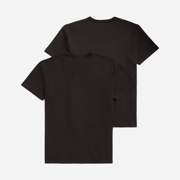TWO PACK VINTAGE T-SHIRTS - BLACK