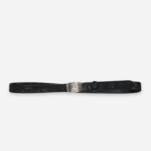 COLEMAN LEATHER BELT - BLACK