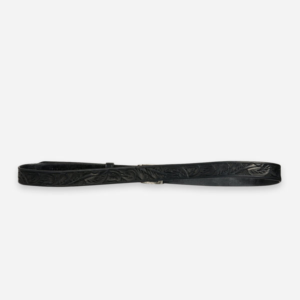 COLEMAN LEATHER BELT - BLACK