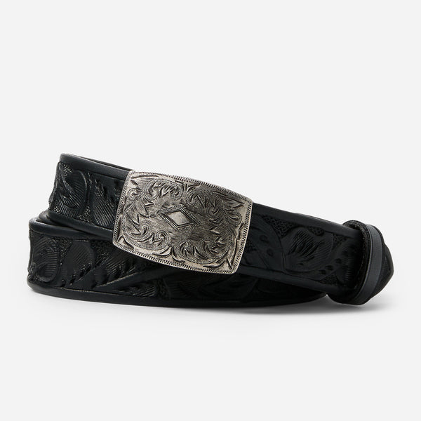 COLEMAN LEATHER BELT - BLACK