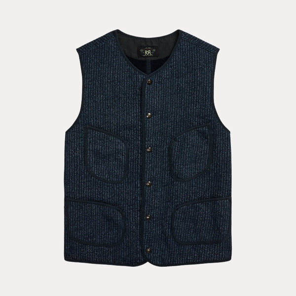 BROWNS BEACH VEST - NAVY INDIGO