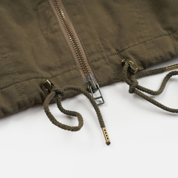 SAILING HOODED PARKA JACKET - OLIVE
