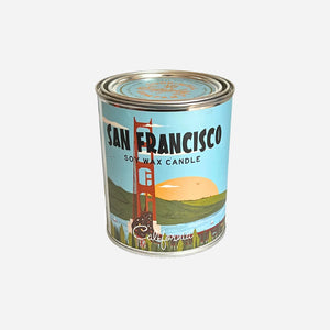 Good and Well Supply Co - 8 oz DESTINATION SOY CANDLE - SAN FRANCISCO -  - Main Front View