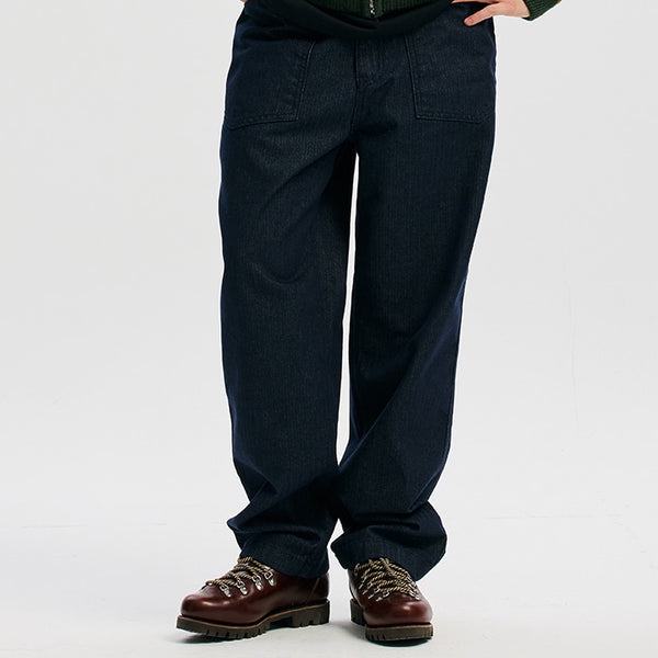 SASHIKO ARMY FATIGUE PANT - SASHIKO DENIM