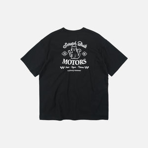 Frizmworks - SCRATCH BUILT MOTORS HALF T-SHIRT - BLACK -  - Alternative View 1