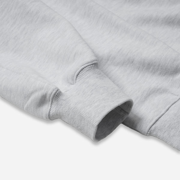 SERVICE LABEL SWEATSHIRT - WHITE MELANGE