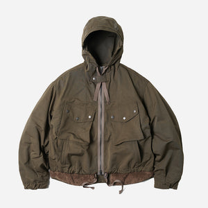 Frizmworks - SMOCK HOODED 2 IN 1 PARKA JACKET - OLIVE - SMOCK HOODED 2 IN 1 PARKA JACKET - OLIVE - THE GREAT DIVIDE - Main Front View