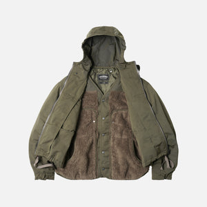 Frizmworks - Frizmworks Smock Hooded Parka - Olive -  - Alternative View 1