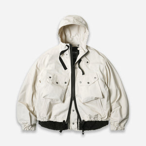 Frizmworks - SMOCK HOODED 2 IN 1 PARKA JACKET - SNOW -  - Main Front View