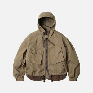 Frizmworks - SMOCK HOODED 2 IN 1 PARKA JACKET - TAN -  - Main Front View