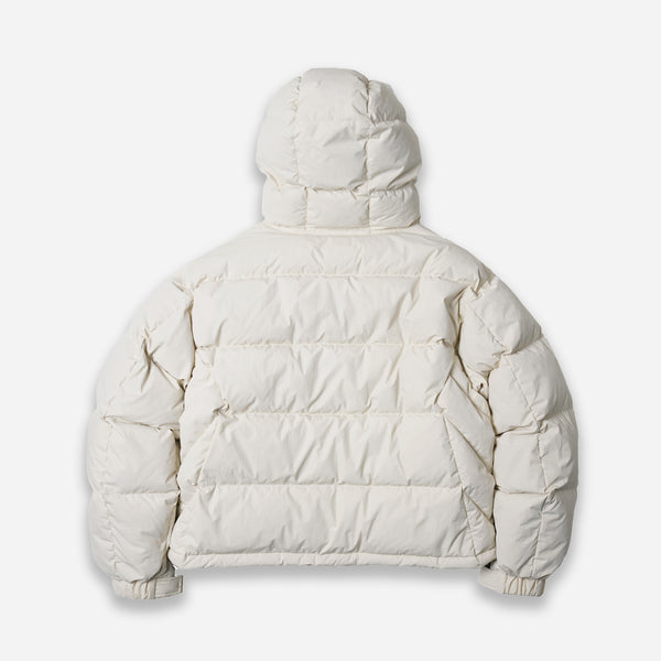 SMOCK PUFFER DOWN PARKA - CREAM