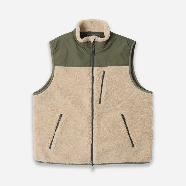 SNUG FLEECE VEST - DUSTY BEIGE