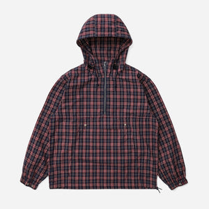 Khakis 2020 - PLAID POPOVER ANORAK - RED -  - Main Front View