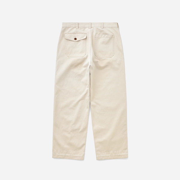 HBT STRAIGHT LEG PORT PANT - ECRU
