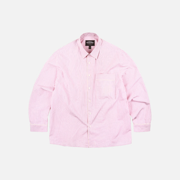 PAJAMA STRIPE SHIRT - PINK