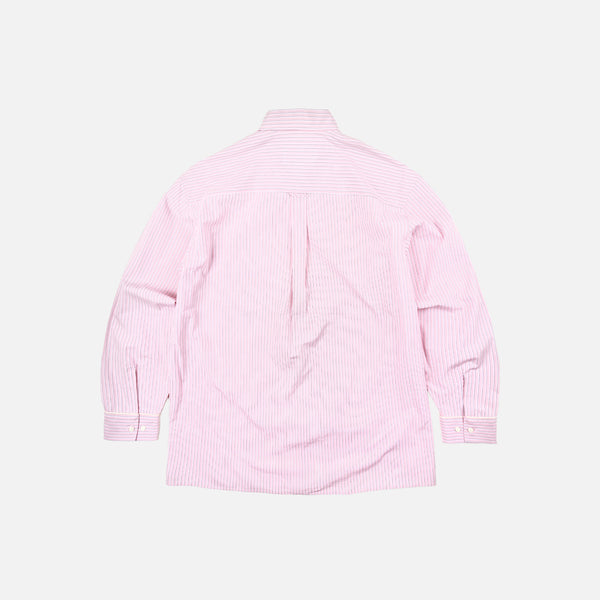 PAJAMA STRIPE SHIRT - PINK