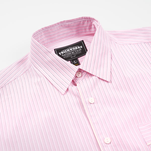 PAJAMA STRIPE SHIRT - PINK