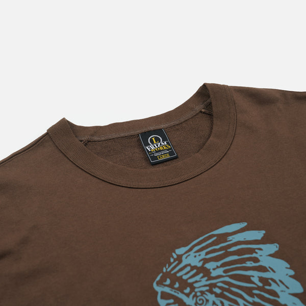 TURTLE ISLAND SWEATSHIRT - BROWN
