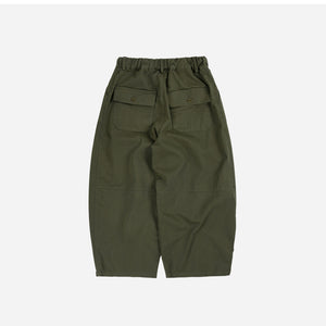 Frizmworks - TWILL BALLOON PANTS - OLIVE -  - Alternative View 1