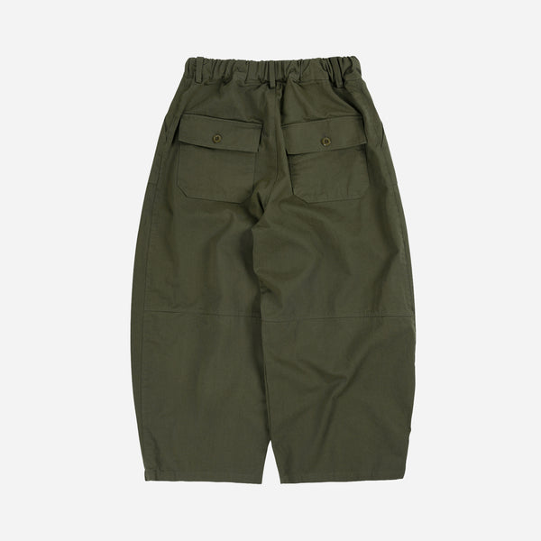 Frizmworks Twill Cargo Balloon Pants - Olive