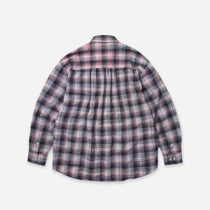 Frizmworks - UNEVEN CHECKED SHIRT - PINK -  - Alternative View 1