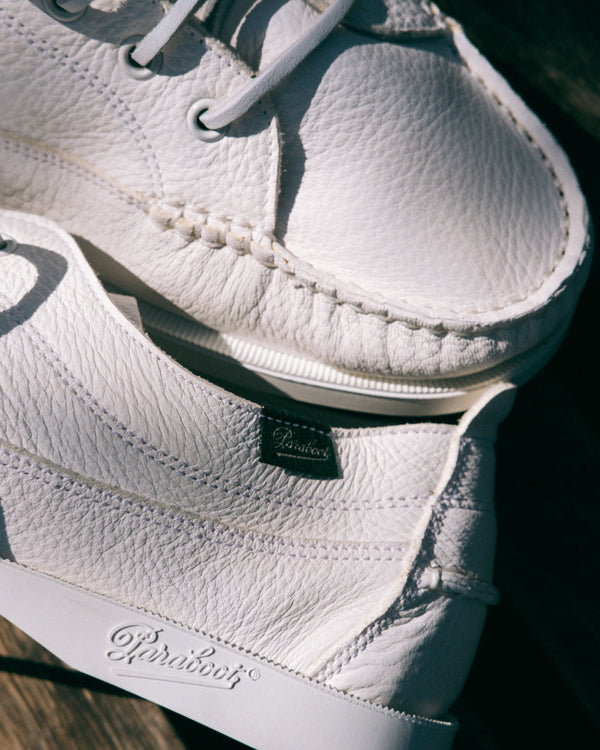 MALIBU LEATHER -  MARINE BLANCHE/BLANC