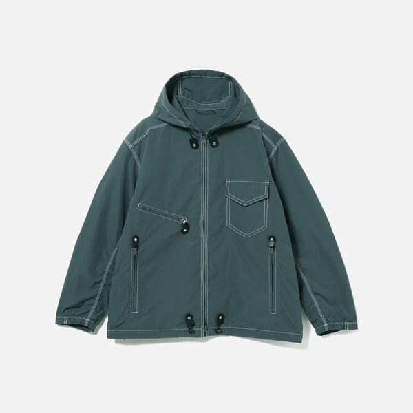 RUSSEL ZIP PARKA JACKET - BALSAM GREEN