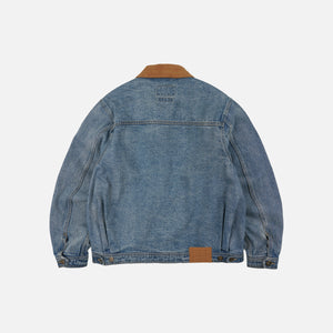 Frizmworks - WASHED DENIM TRUCKER JACKET - BLUE -  - Alternative View 1