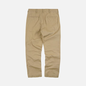 Frizmworks - WASHED OFFICER CHINO PANTS - BEIGE -  - Alternative View 1