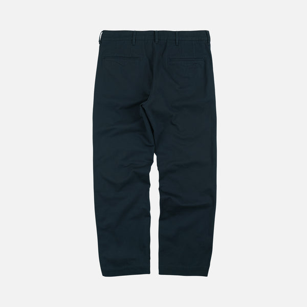 WASHED OFFICER CHINO PANTS - NAVY