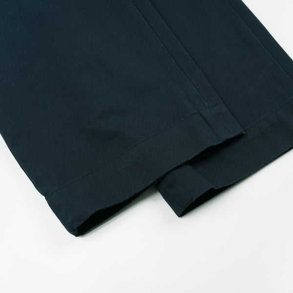 WASHED OFFICER CHINO PANTS - NAVY