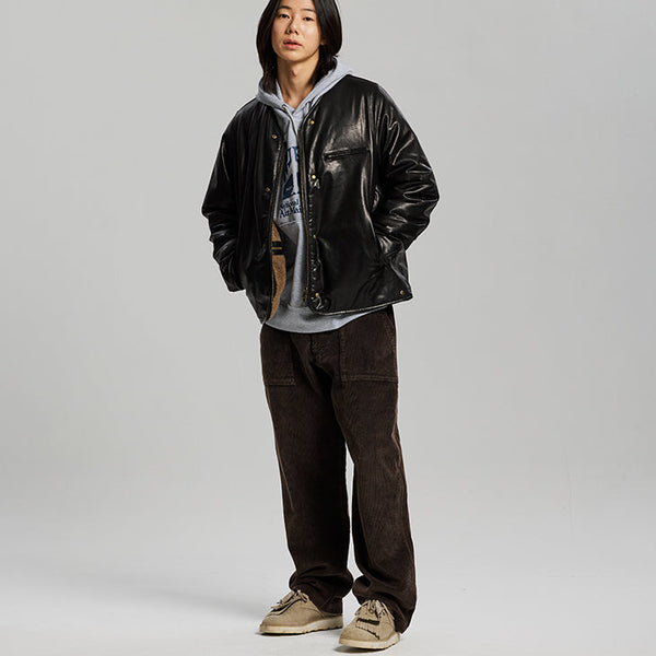 Frizmworks Waxed Cowhide Reversible Liner Jacket - Brown