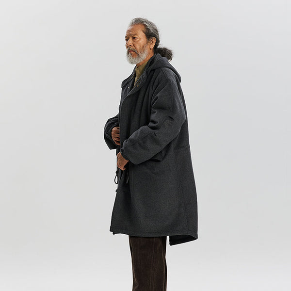 Frizmworks Wool Vincent Fishtail Parka - Charcoal