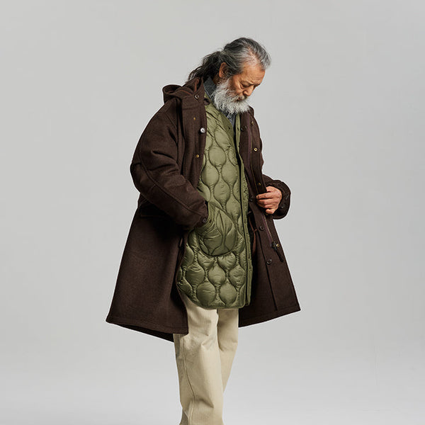 Frizmworks Wool Vincent Fishtail Parka - Brown