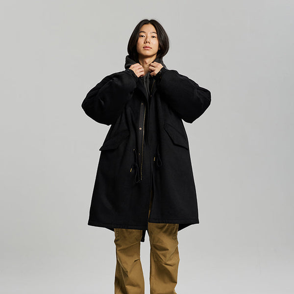 Frizmworks Wool Vincent Fishtail Parka - Black